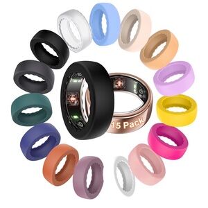 Silicone Ring Set - 15 Pack